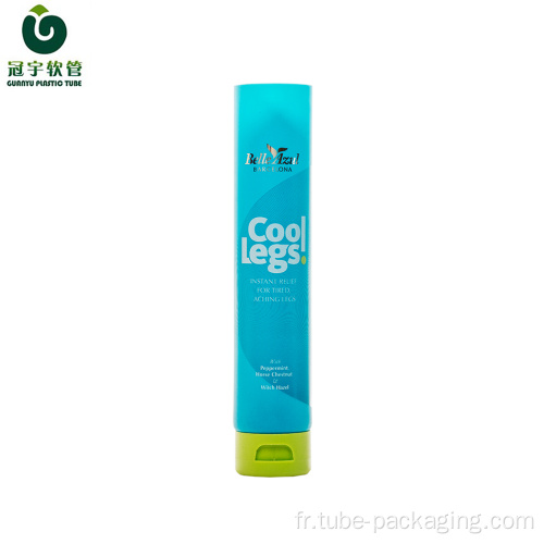 Tube en plastique cosmétique de 100 ml pour l&#39;emballage de lotion pour le corps